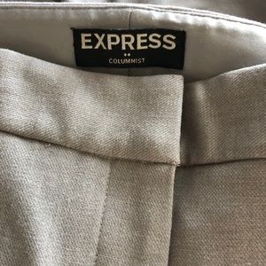 Gray Express Columnist Pant Size 6 Regular